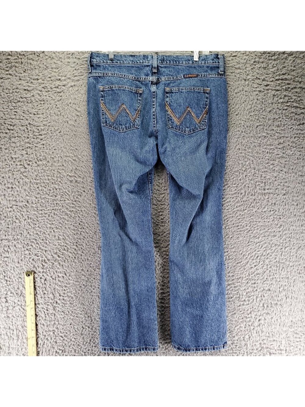 Wrangler Jeans Womens 11/12x30 Blue Cowgirl Cut 100% Cotton Bootcut *Read*